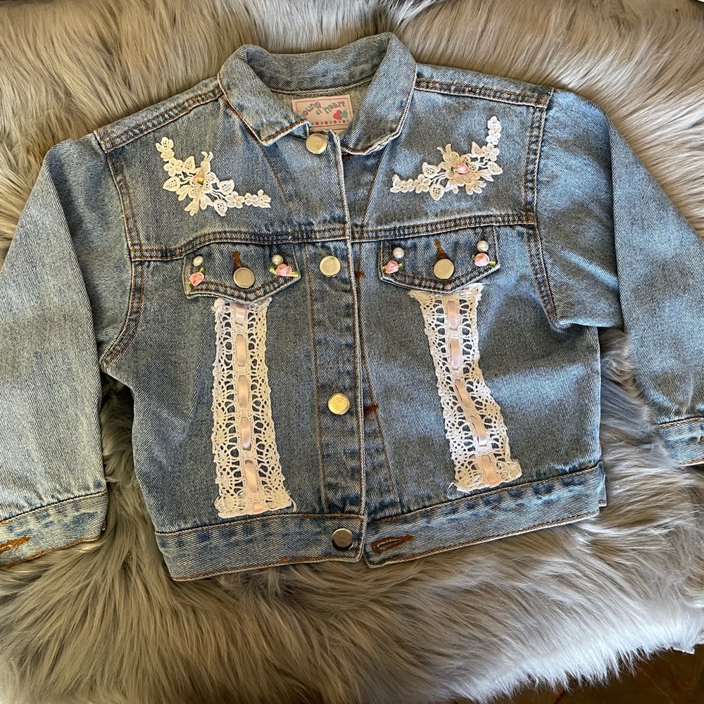 Kids vintage jean jacket